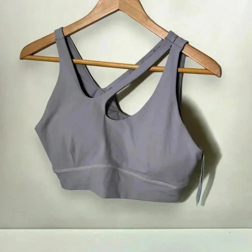 NWT ZELLA ASYMMETRIC SPORTS BRA L